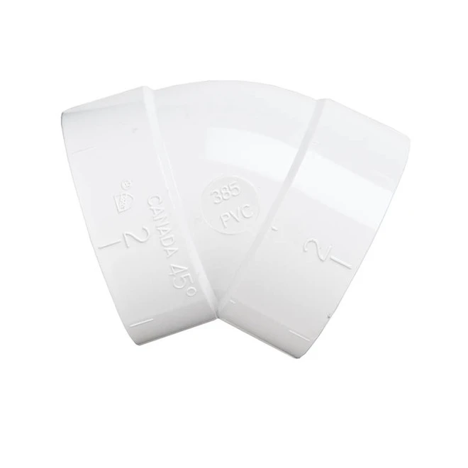 Coude De 45°, 2", Aspirateur Central, Blanc 4 Coude De 45°, 2", Aspirateur Central, Blanc – Image 2