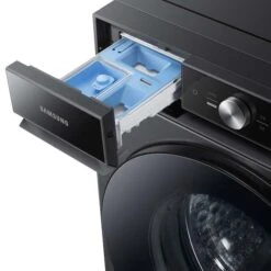 Laveuse à Chargement Frontal Samsung Bespoke De 6,1 Pi³ Haute Efficacité, Superposable (acier Inoxydable Noir) -Appareils Électroménagers 22945519d L