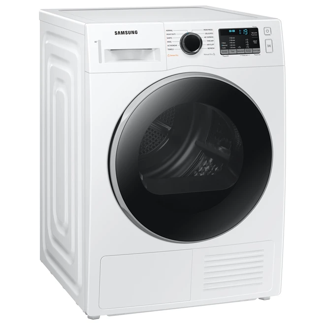 Sécheuse électrique De 24 Po Samsung, Avec Pompe à Chaleur Et Séchage Par Capteur, 4 Pi³, Blanc 4 Sécheuse électrique De 24 Po Samsung, Avec Pompe à Chaleur Et Séchage Par Capteur, 4 Pi³, Blanc – Image 2