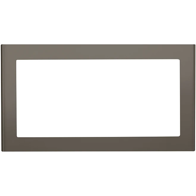 Ensemble D'encastrement Pour Micro-ondes GE, Acier Inoxydable, 27 Po L., Gris 3 Ensemble D'encastrement Pour Micro-ondes GE, Acier Inoxydable, 27 Po L., Gris