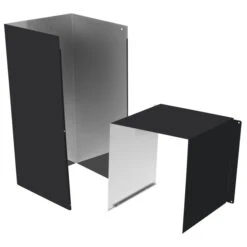 Rallonge De Couvre-conduit Pour Hotte Noir Mat 27 Po Café, Plafond 8 Pi