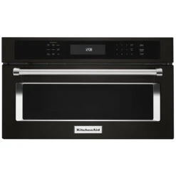 KitchenAid Four Micro-ondes Et à Convection Encastré, 30'', Inox Noir