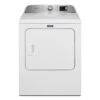 Sécheuse électrique 7 Pi³ Maytag, Porte Réversible, Détecteur D'humidité, Blanche