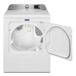 Sécheuse électrique 7 Pi³ Maytag, Porte Réversible, Détecteur D'humidité, Blanche -Appareils Électroménagers 30006579d L
