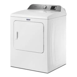 Sécheuse électrique 7 Pi³ Maytag, Porte Réversible, Détecteur D'humidité, Blanche -Appareils Électroménagers 30006579e L