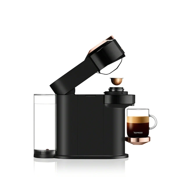 DeLonghi Machine à Café Et Expresso Nespresso Vertuo Next Premium Par De'Longhi, Noir Et Or Rose 5 DeLonghi Machine à Café Et Expresso Nespresso Vertuo Next Premium Par De'Longhi, Noir Et Or Rose – Image 3