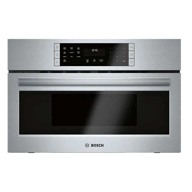 Bosch Four à Micro-ondes/convection 2-en-1, 30", 1,6 Pi³, Inox 3 Bosch Four à Micro-ondes/convection 2-en-1, 30", 1,6 Pi³, Inox