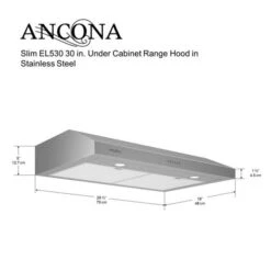 Hotte Sous-armoire Ancona, 30" -Appareils Électroménagers 330622779 AlternateImage3 l