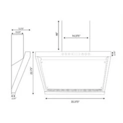 Turin Hotte Murale La Décorative Verre Et Acier 36-po 7 Turin Hotte Murale La Décorative Verre Et Acier 36-po -Appareils Électroménagers 330658335 AlternateImageA2 l