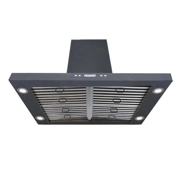 Turin Hotte à Ilôt Pro Collection Noir 36-po 4 Turin Hotte à Ilôt Pro Collection Noir 36-po – Image 2