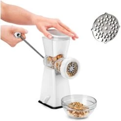 Hachoir à Viande Manuel Metaltex, Blanc -Appareils Électroménagers 330715261 AlternateImage2 l