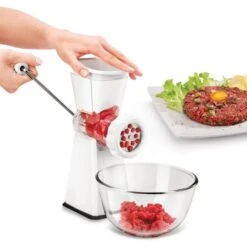 Hachoir à Viande Manuel Metaltex, Blanc -Appareils Électroménagers 330715261 AlternateImage3 l