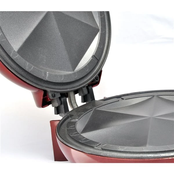 Machine à Quesadilla Antiadhésive Brentwood, 8 po L X 8 po L, Rouge 5 Machine à Quesadilla Antiadhésive Brentwood, 8 po L X 8 po L, Rouge – Image 3