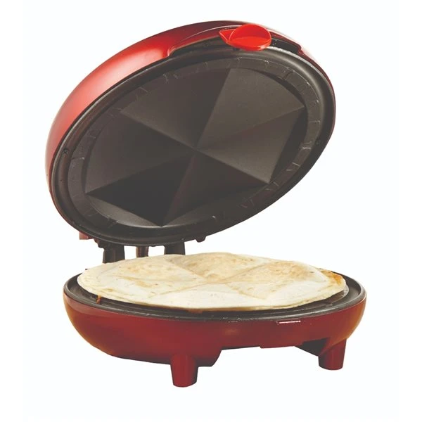 Machine à Quesadilla Antiadhésive Brentwood, 8 po L X 8 po L, Rouge 3 Machine à Quesadilla Antiadhésive Brentwood, 8 po L X 8 po L, Rouge