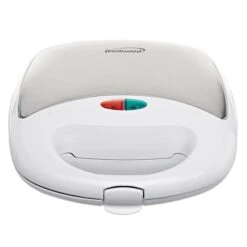 Machine à Sandwich Et Panini Antiadhésive Brentwood, 9,75 po L X 9,75 po L, Blanc
